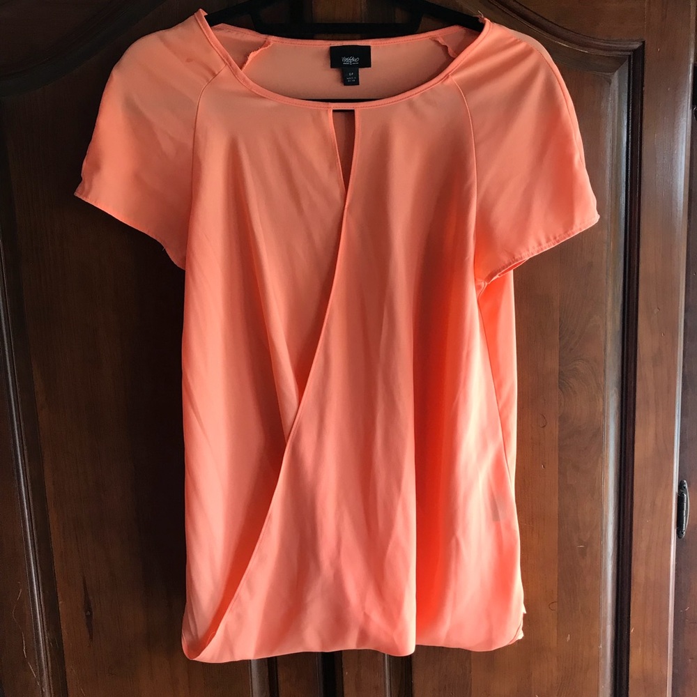 Wrap front blouse sz small